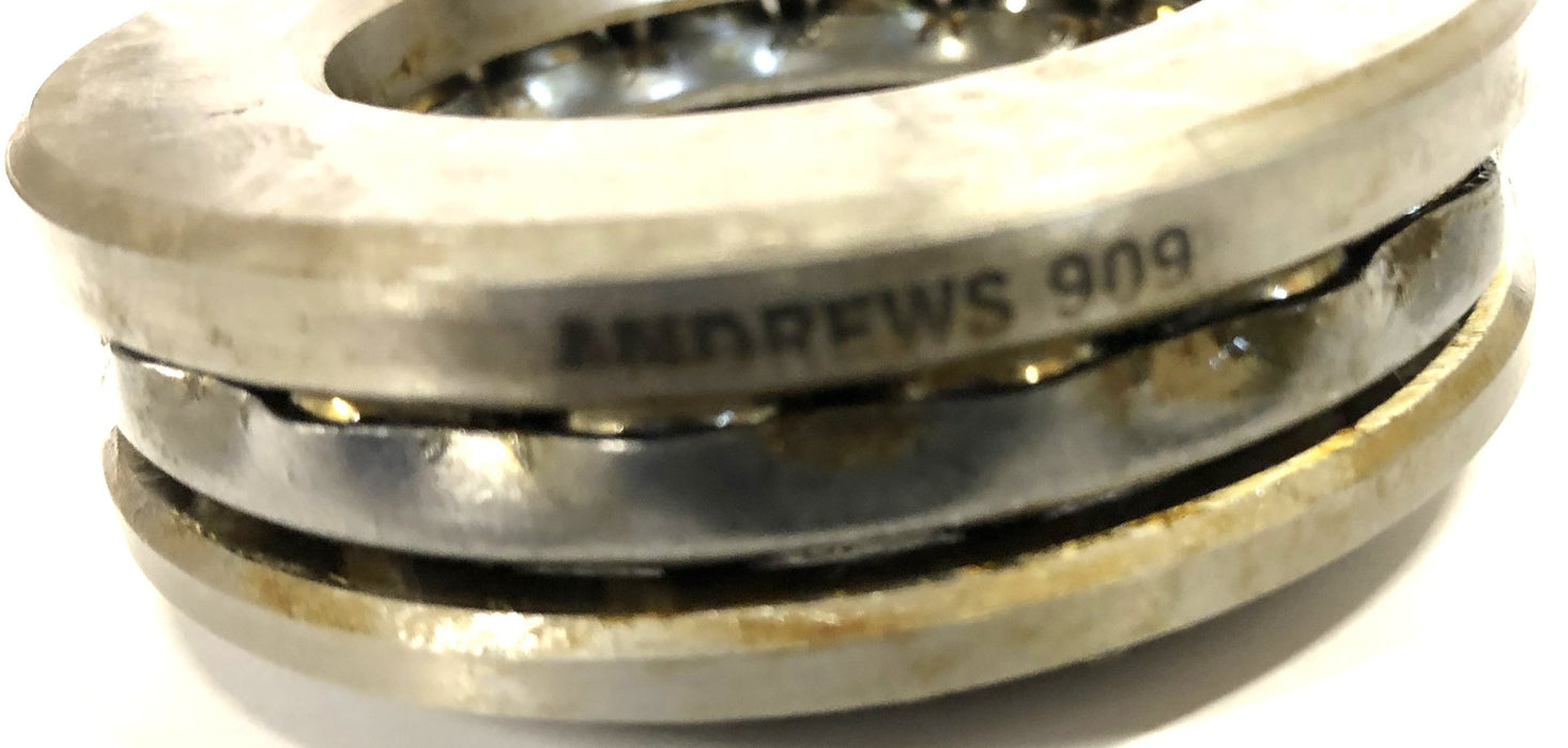 Andrew's Bearing Co Thrust Ball Bearing 909 [Lot of 3] NOS
