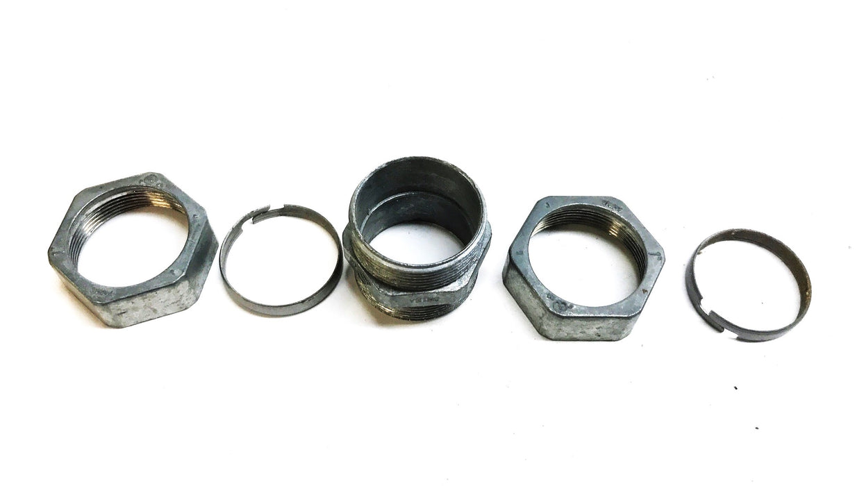 Unbranded 1" Compression Conduit Fitting [Lot of 3]  NOS