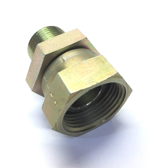 Parker Male Pipe Adapter 0107-12-16 (3/4"-14 NPTF/ 1" NPSM Swivel) NOS