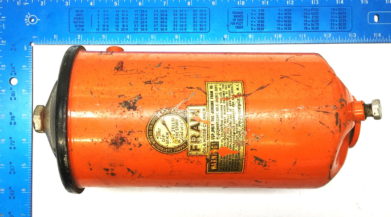 Fram Oil and Motor Cannister Filter F30-18W USED