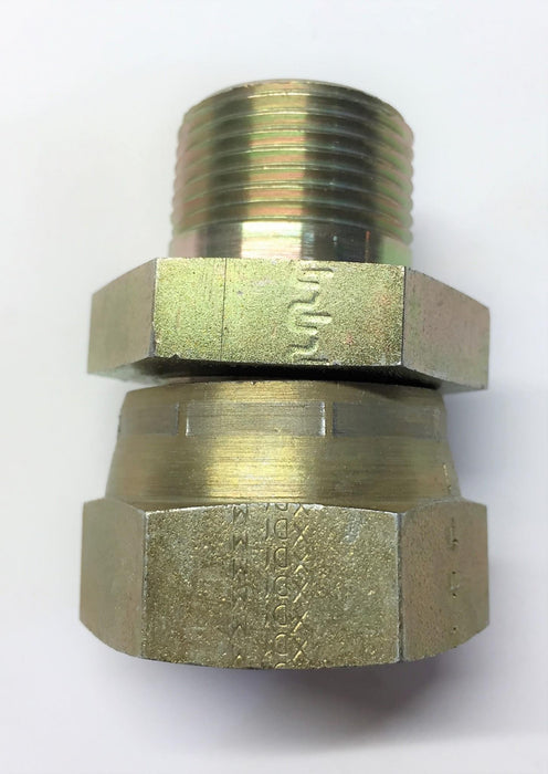 Parker Male Pipe Adapter 0107-12-16 (3/4"-14 NPTF/ 1" NPSM Swivel) NOS