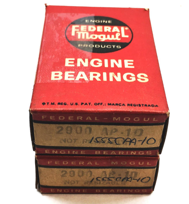 Federal Mogul Engine Rod Bearing 2900-AP-10 (1555-CPA-10) [Lot of 2] NOS