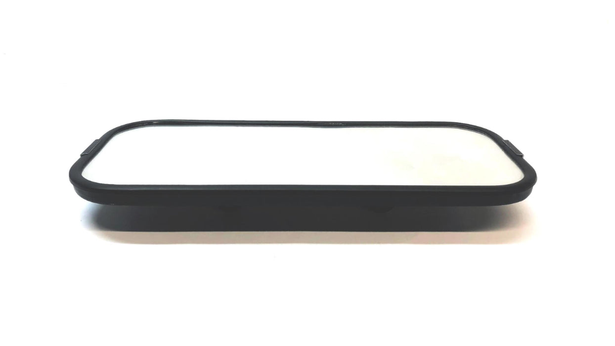 Mirror Lite 7" X 16" Black Rectangular Mirror A59-151 NOS