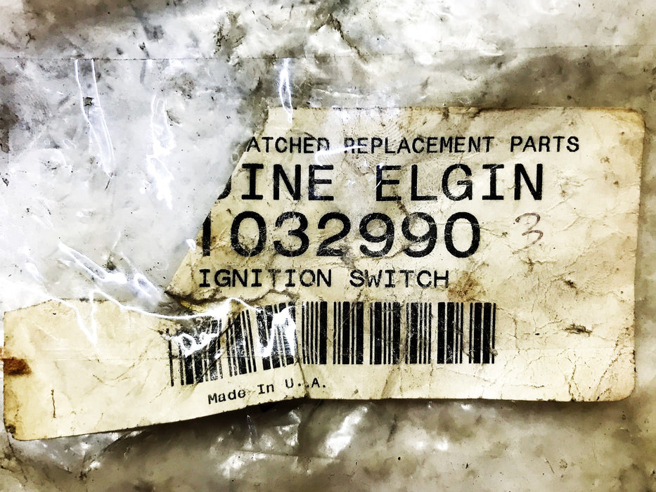 Elgin Sweeper Ignition Switch 1032990 NOS