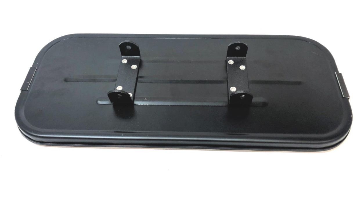 Mirror Lite 7" X 16" Black Rectangular Mirror A59-151 NOS