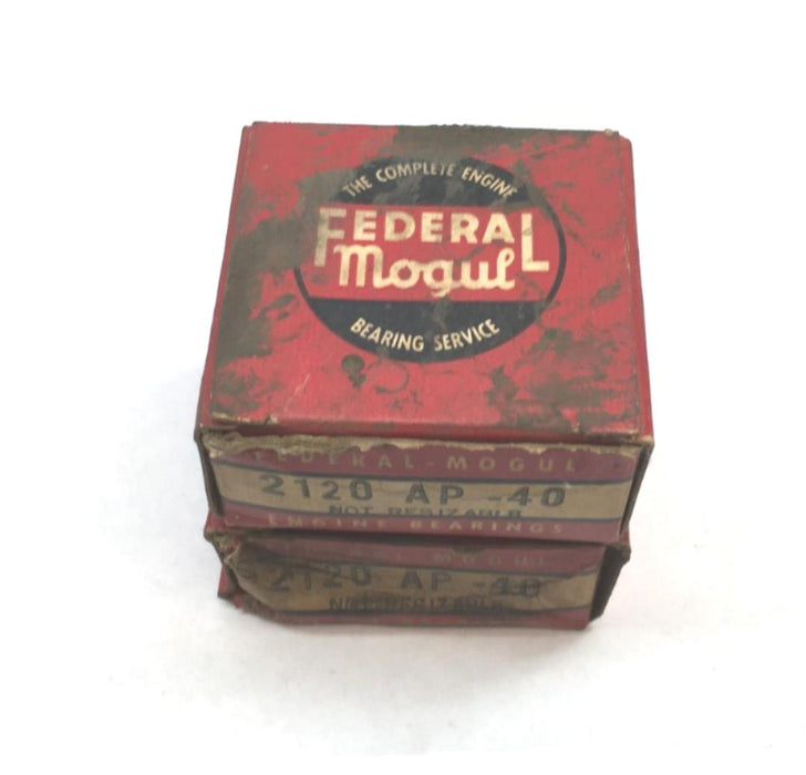 Federal Mogul Engine Rod Bearing 2120-AP-40 [Lot of 2] NOS