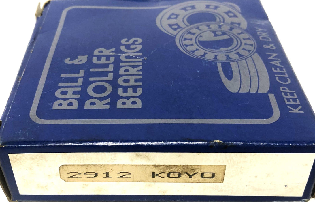 Koyo Thrust Ball Bearing 2912 [Lot of 2] NOS