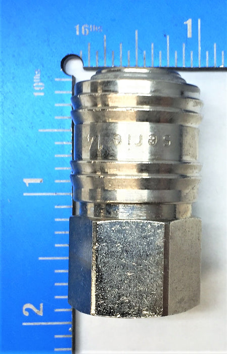 METRIC AND MULTISTANDARD Quick Connect Coupler 1/4BSP L9114 NOS