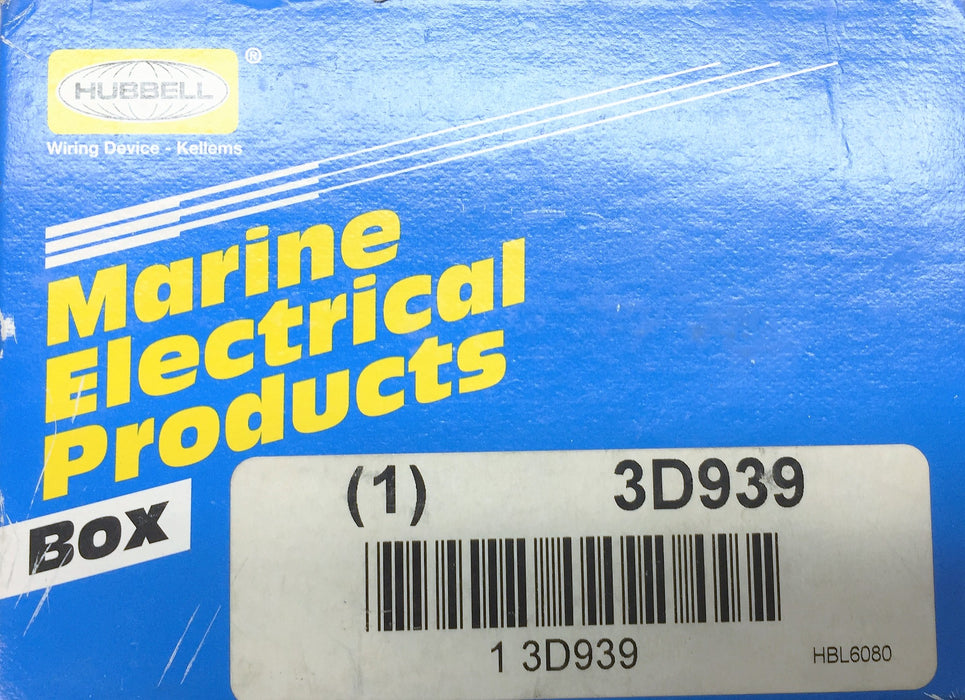 Hubbell HBL6080 Weatherproof Box 3D939 NOS