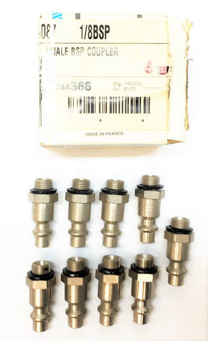 LEGRIS Quick Connect Coupler 1/8BSP L9087 [Lot of 9] NOS
