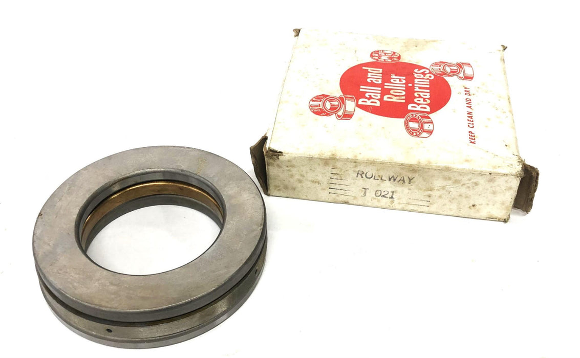 Rollway Thrust Roller Bearing T021 NOS
