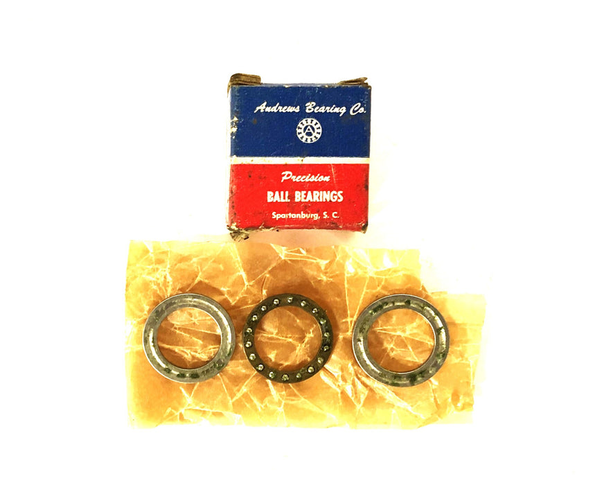 Andrew's Bearing Co Thrust Ball Bearing B-17718-1 NOS