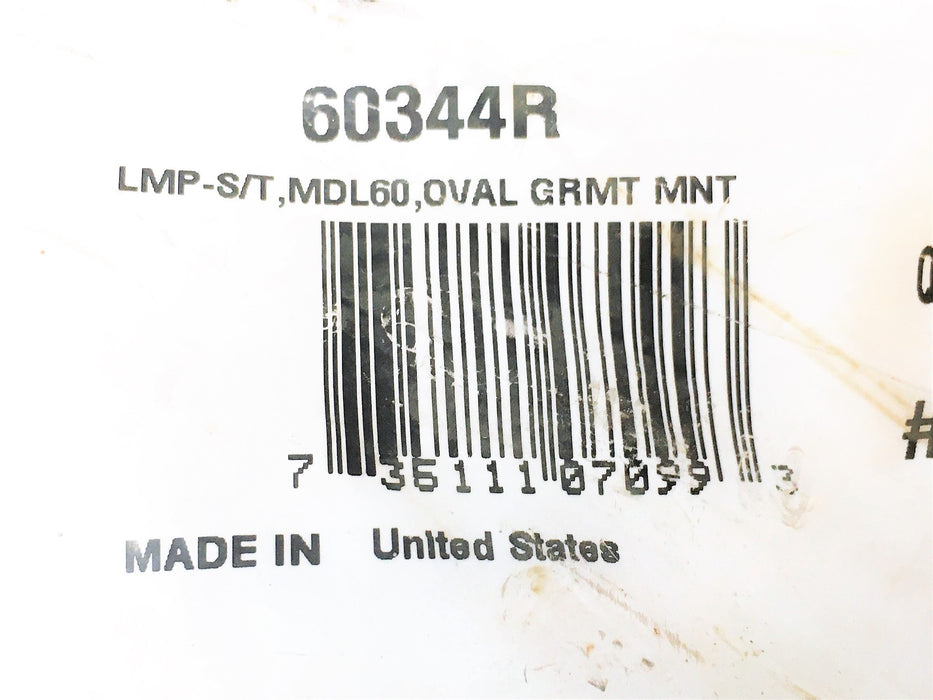 Truck-Lite 60 Series RED Oval Incandescent Back-Up Light 60344R NOS