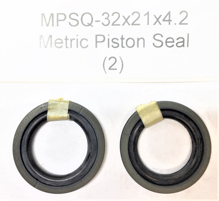 UNBRANDED Metric Piston Seal MPSQ-32X21X4.2 [Lot of 2] NOS