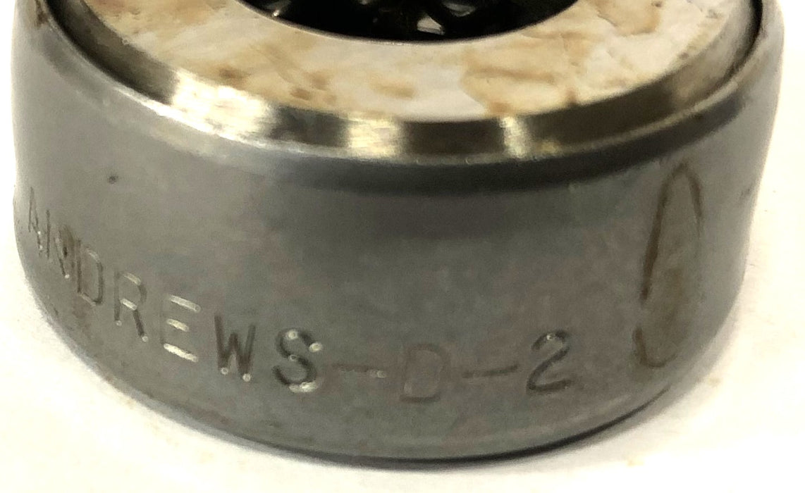 Andrew's Bearing Co Banded Thrust Ball Bearing D-2 [Lot of 2] NOS