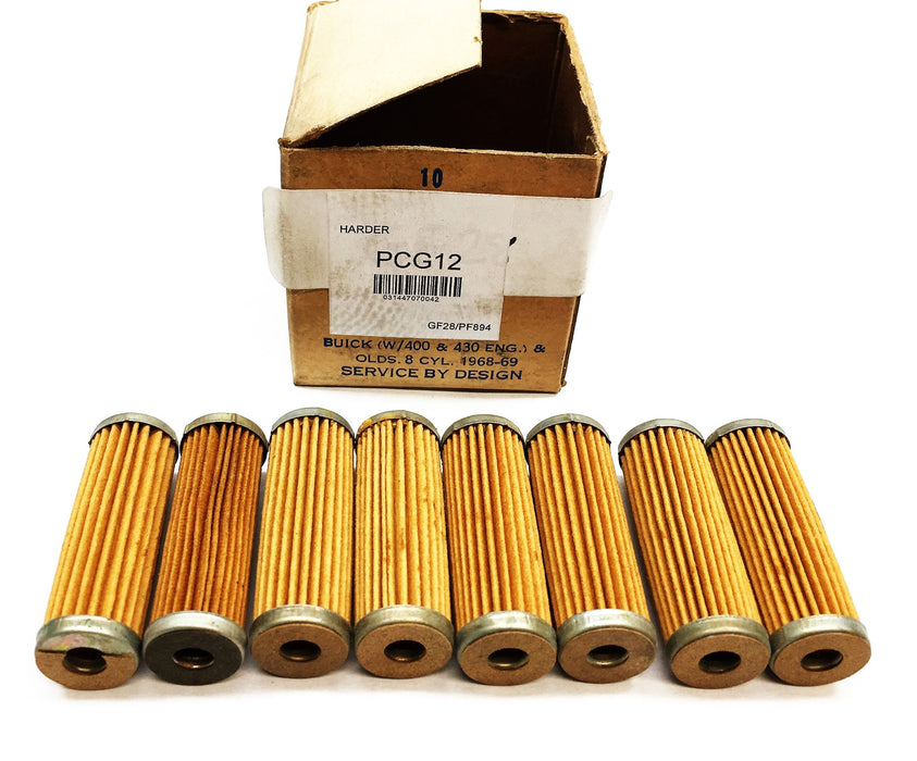 Harder Fuel Filter For Buick PCG12 [Lot of 8] NOS