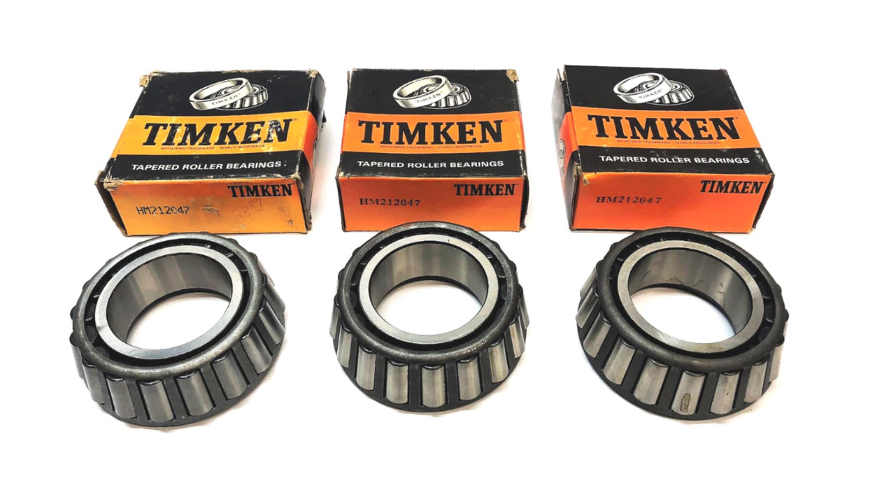 Timken Tapered Roller Bearing HM212047 [Lot of 3] NOS
