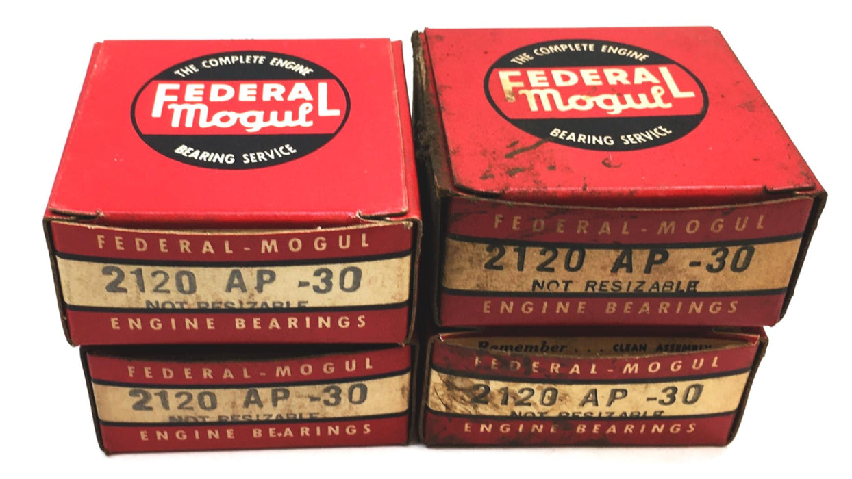 Federal Mogul Engine Rod Bearing 2120-AP-30 [Lot of 4] NOS