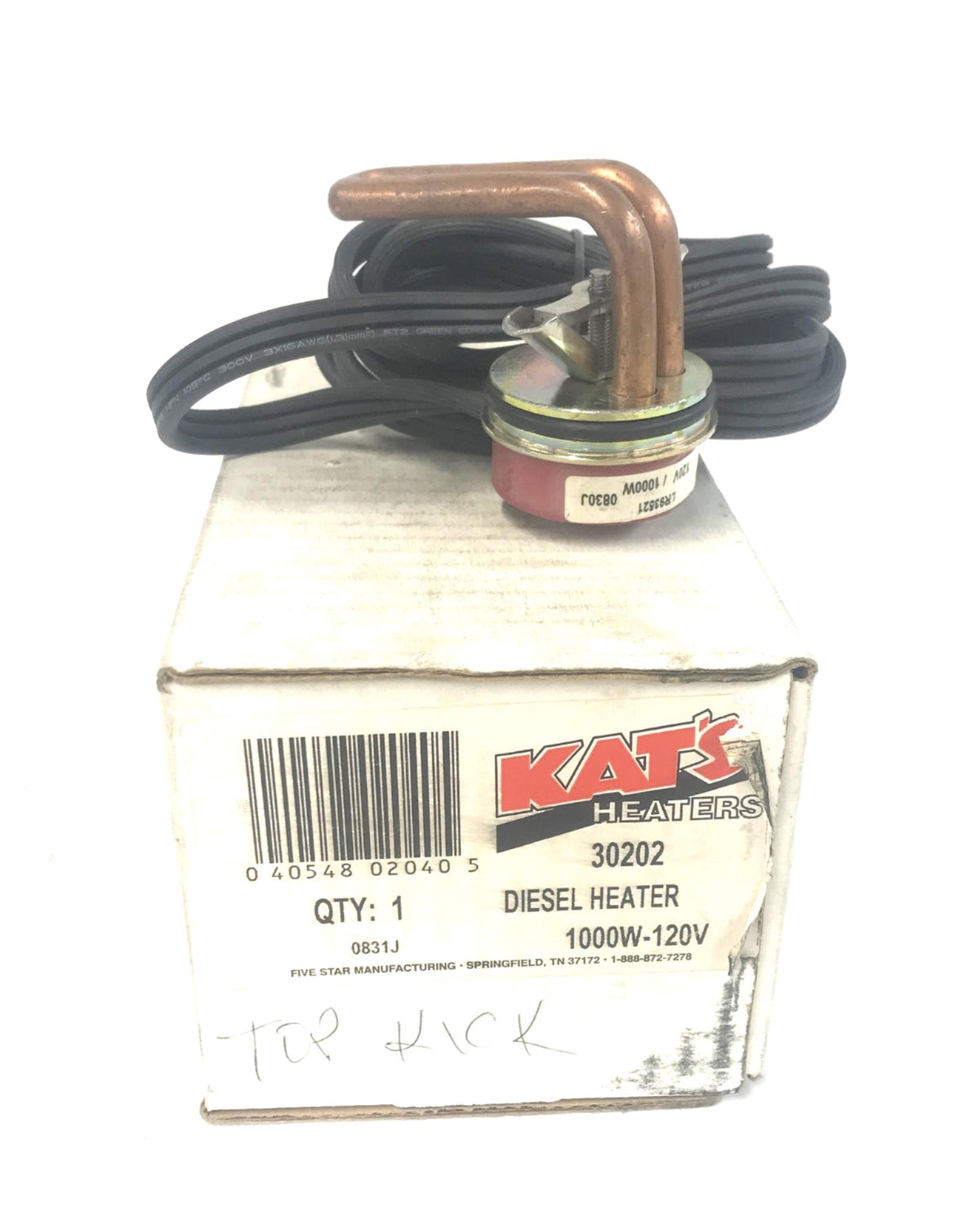 Kat's Engine Heaters 1000W120V Diesel Heater 30202 NOS