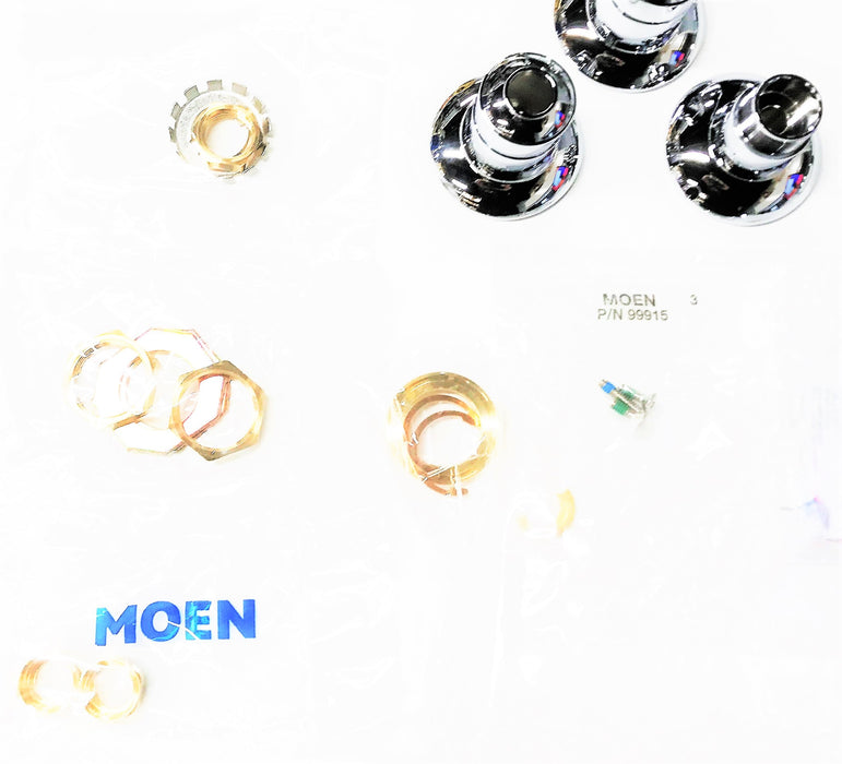 Moen Chrome 2 Handel Widespread Faucet With 11-1/4" Spout M8225 NOS