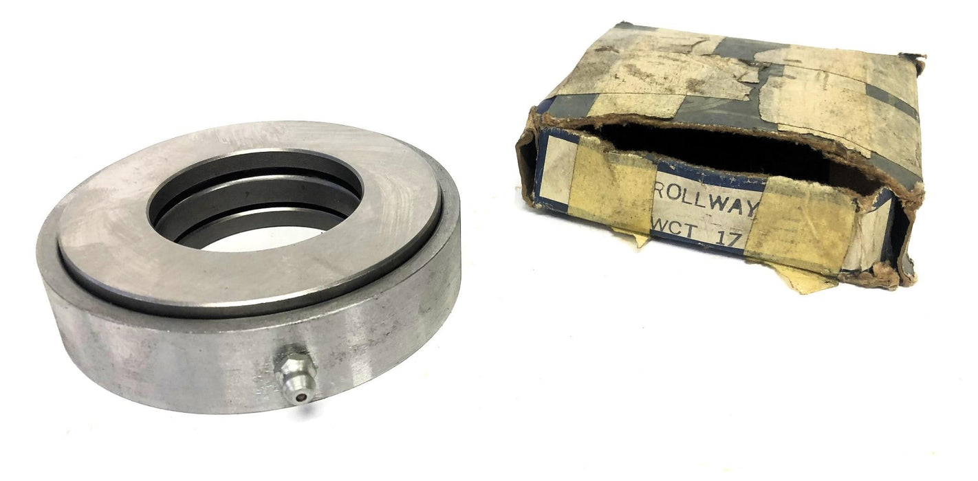Rollway Caged Crane Hook Cylindrical Thrust Roller Bearing WCT-17 NOS