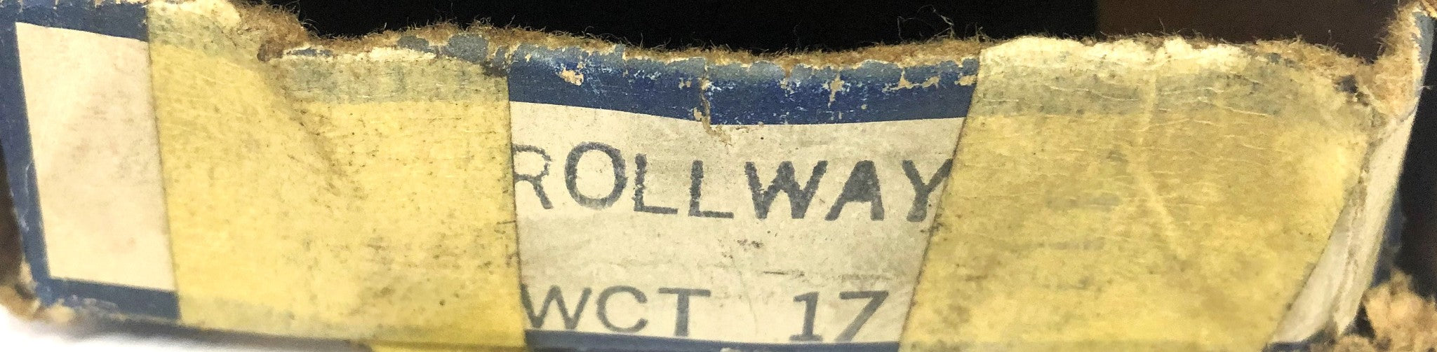 Rollway Caged Crane Hook Cylindrical Thrust Roller Bearing WCT-17 NOS