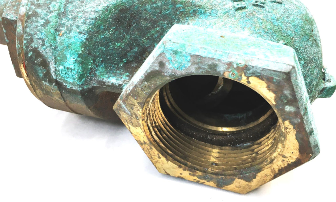 Powhatan Ranson, 2-1/2 Inch NPT Brass Fire Hose Valve 200W NOS