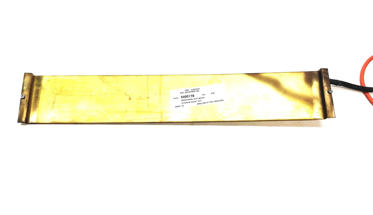 Acim Jouanin 2500W 707V Brass Profile Mica Layer Strip Heater PPAT0500.001 USED