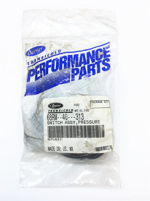Carrier Compressor Fan High Pressure Switch 68RM-40-313 NOS