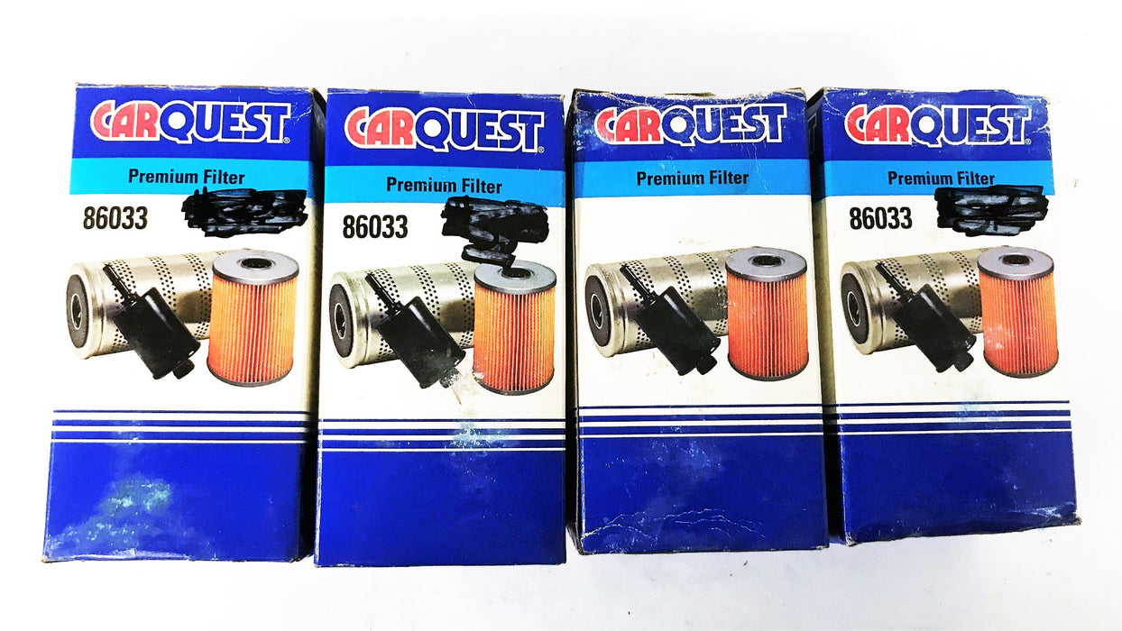 Carquest Premium Fuel Filter 86033 [Lot of 4] NOS