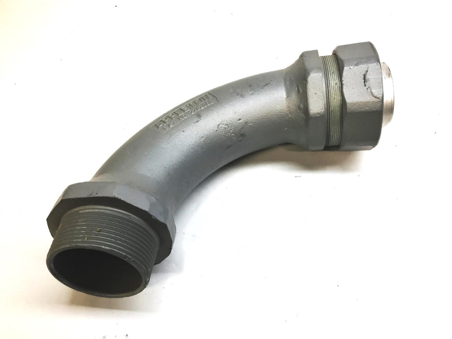 Appleton 2-1/2" Aluminum Insulated Malleable Iron Conduit Elbow ST-90300 NOS