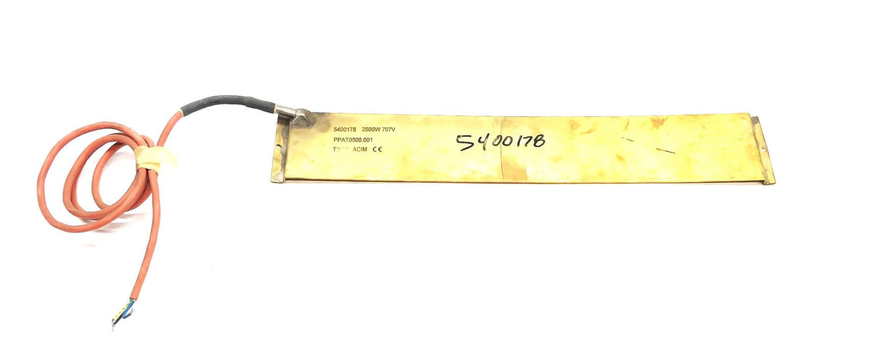 Acim Jouanin 2500W 707V Mica Brass Profile Layer Strip Heater PPAT0500.001 USED