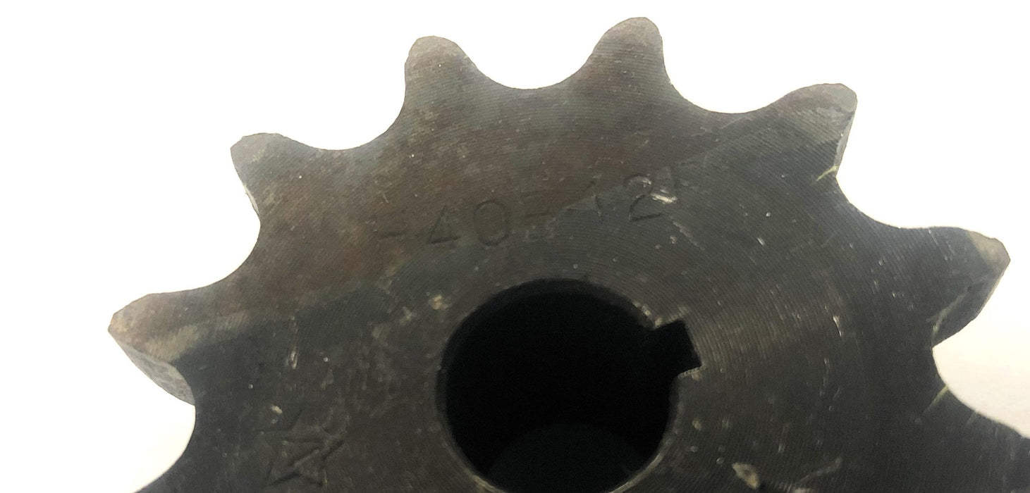 Unbranded 12 Tooth Sprocket H40B12F-1/2 NOS
