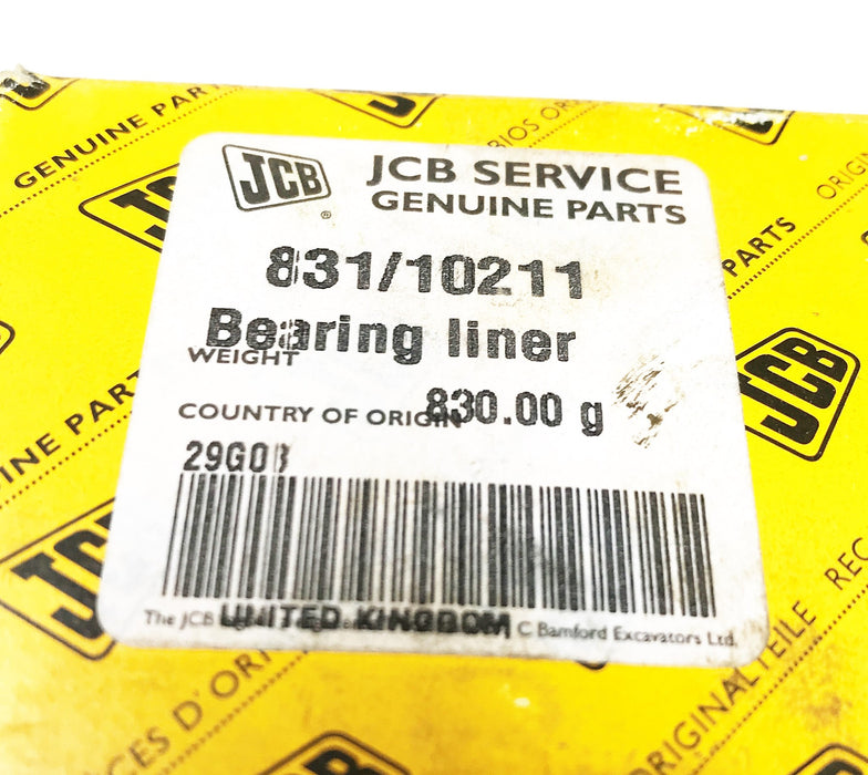 JCB OEM Bearing Liner Bushing 831/10211 NOS