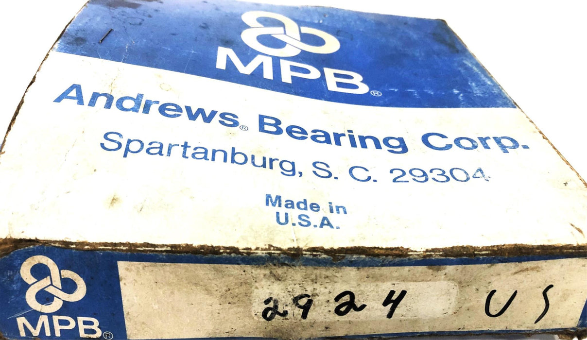 Andrew's Bearing Co Thrust Ball Bearing 2924 NOS