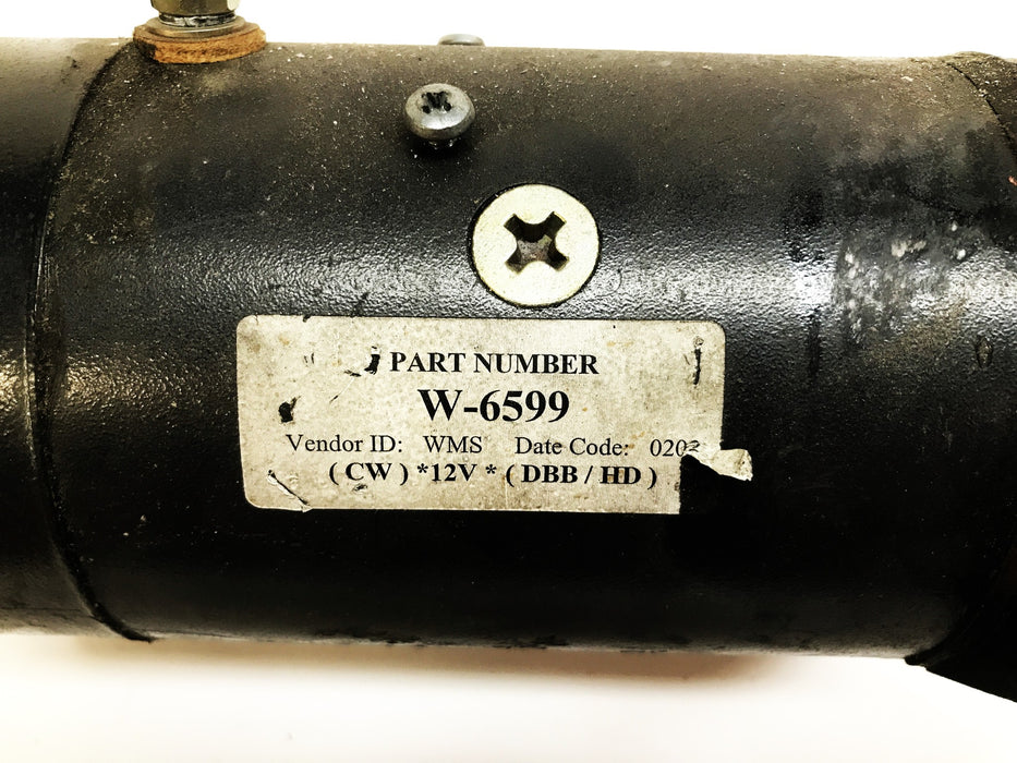 Unbranded 12 Volt Electric Pump Motor W-6599 USED