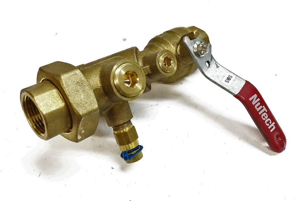 NuTech "Y2" 600WOG 4-Way Ball Valve NOS