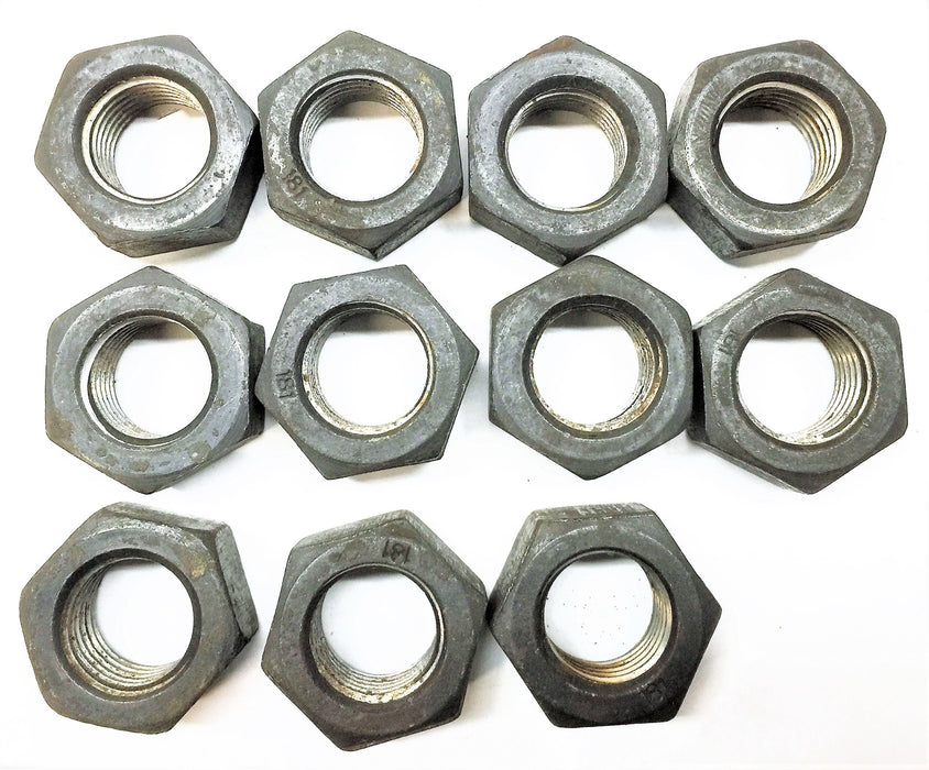 UNBRANDED 1" x 3/4" Black Oxide Nut 181 [Lot of 11] NOS