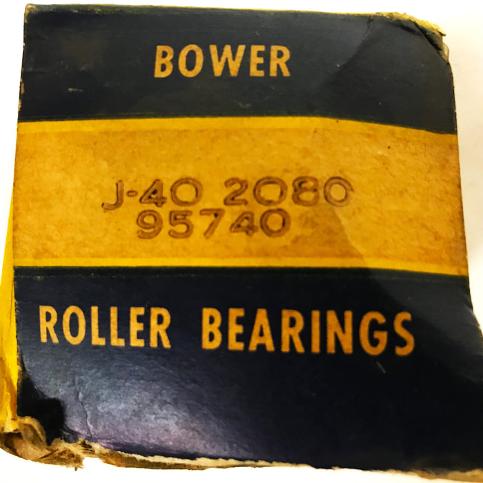 Bower/BCA Cylindrical Roller Bearing J402080 [Lot of 2] NOS