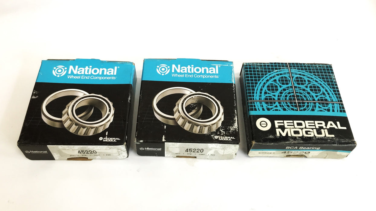 Federal Mogul Tapered Roller Bearing Cup 45220 [Lot of 3] NOS