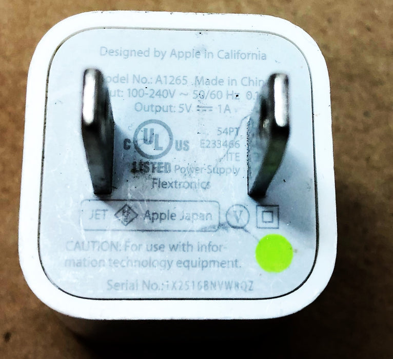 Apple USB Charging Block A1265 [Lot of 5] USED