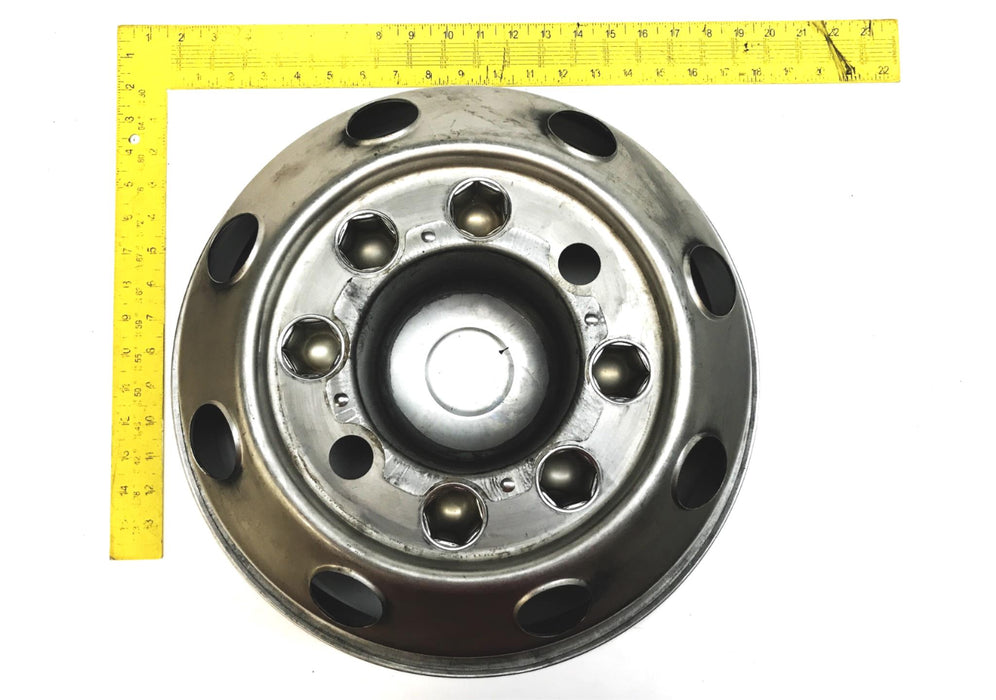 Unbranded Concave Chrome Truck Wheel Hub Cap 51059 NOS