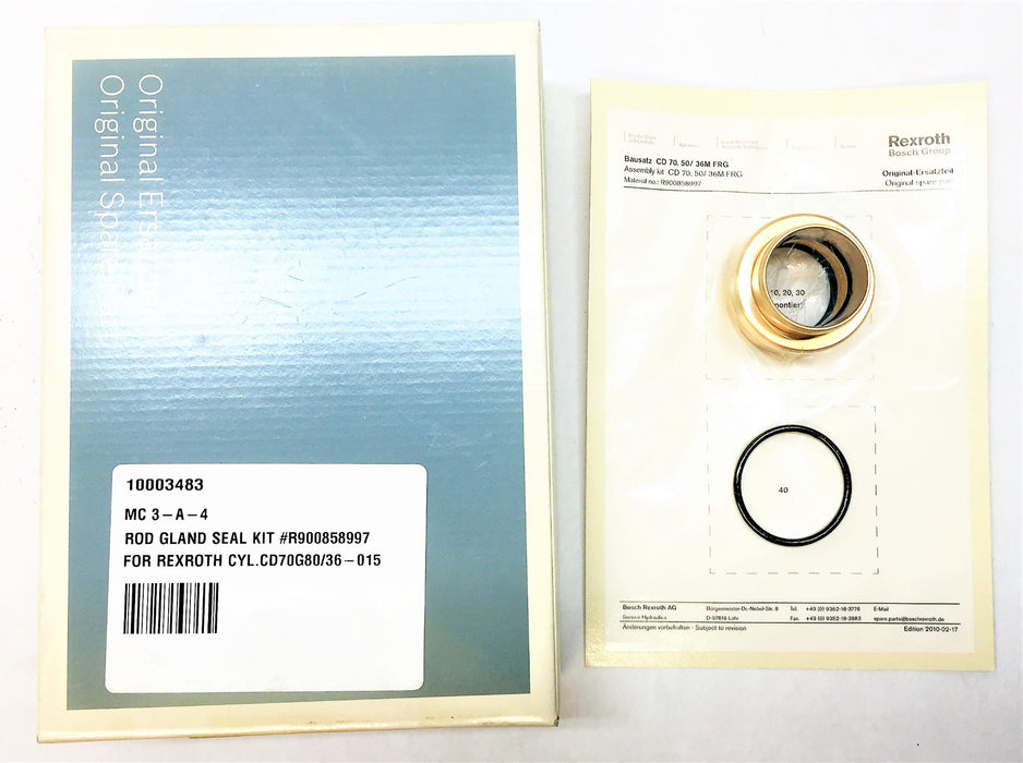 BOSCH REXROTH Rod Gland Seal Kit R900858997 NOS