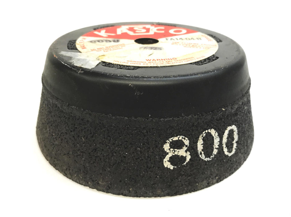 Kasco 6" Flared Cup Grinding Wheel FA82S NOS