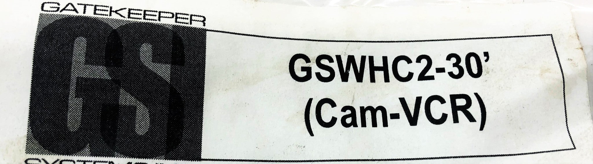 Gatekeeper Systems Camera/VCR Cables GSWHC2-30' USED