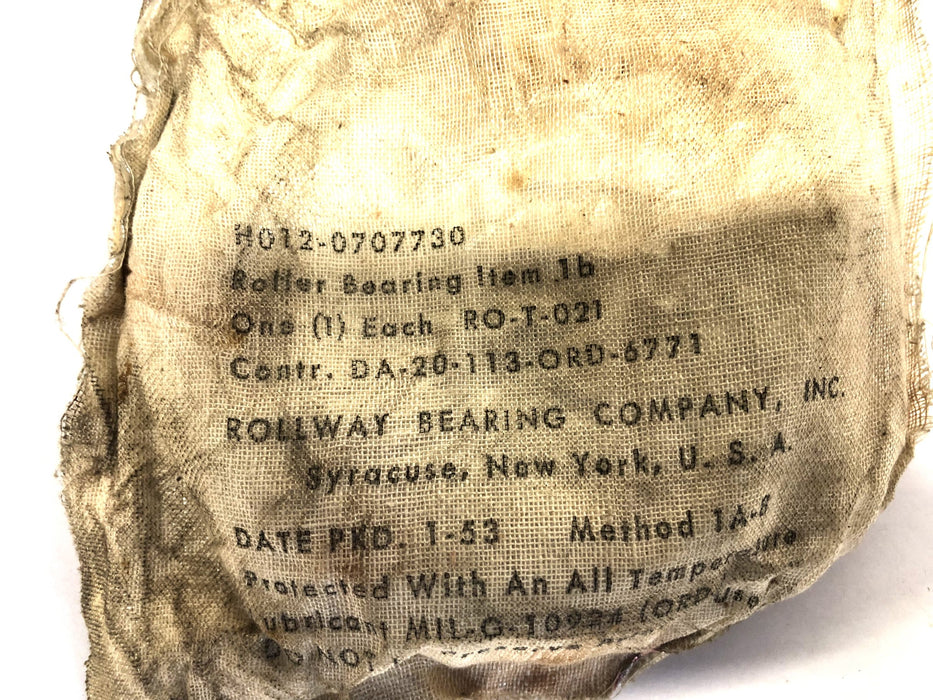 Rollway Thrust Roller Bearing RO-T-021 NOS
