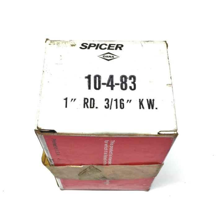 DANA Spicer 1" Round PTO End Yoke 10-4-83 NOS