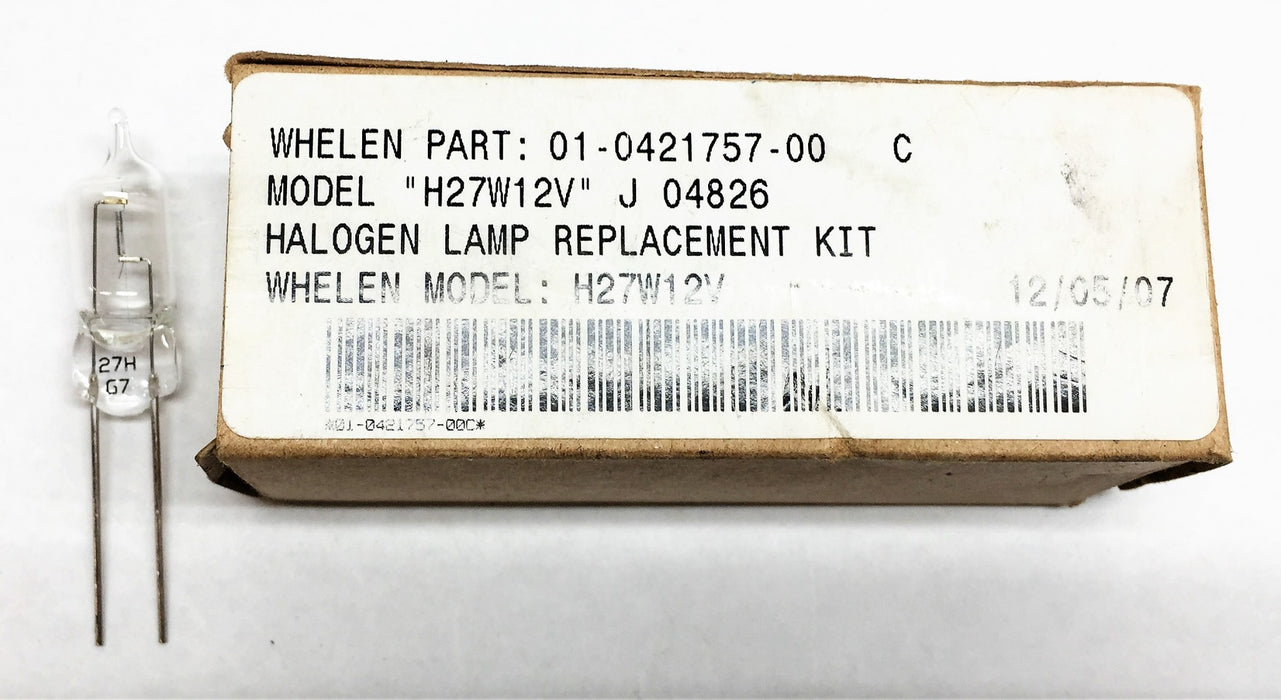 Whelen Halogen Lamp Replacement H27W12V [Lot of 2] NOS