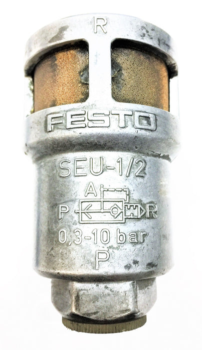FESTO Exhaust Valve SEU-1/2 USED