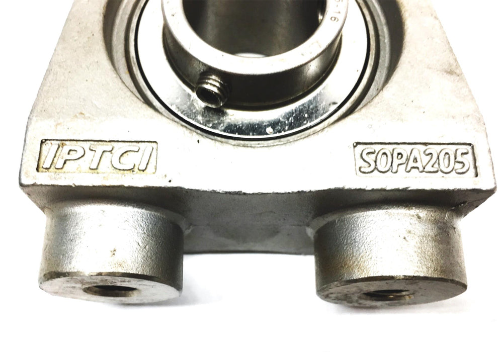 IPTCI Standard Duty Stainless Steel Bearing Pillow Block SOPA205 (SUC20516) USED